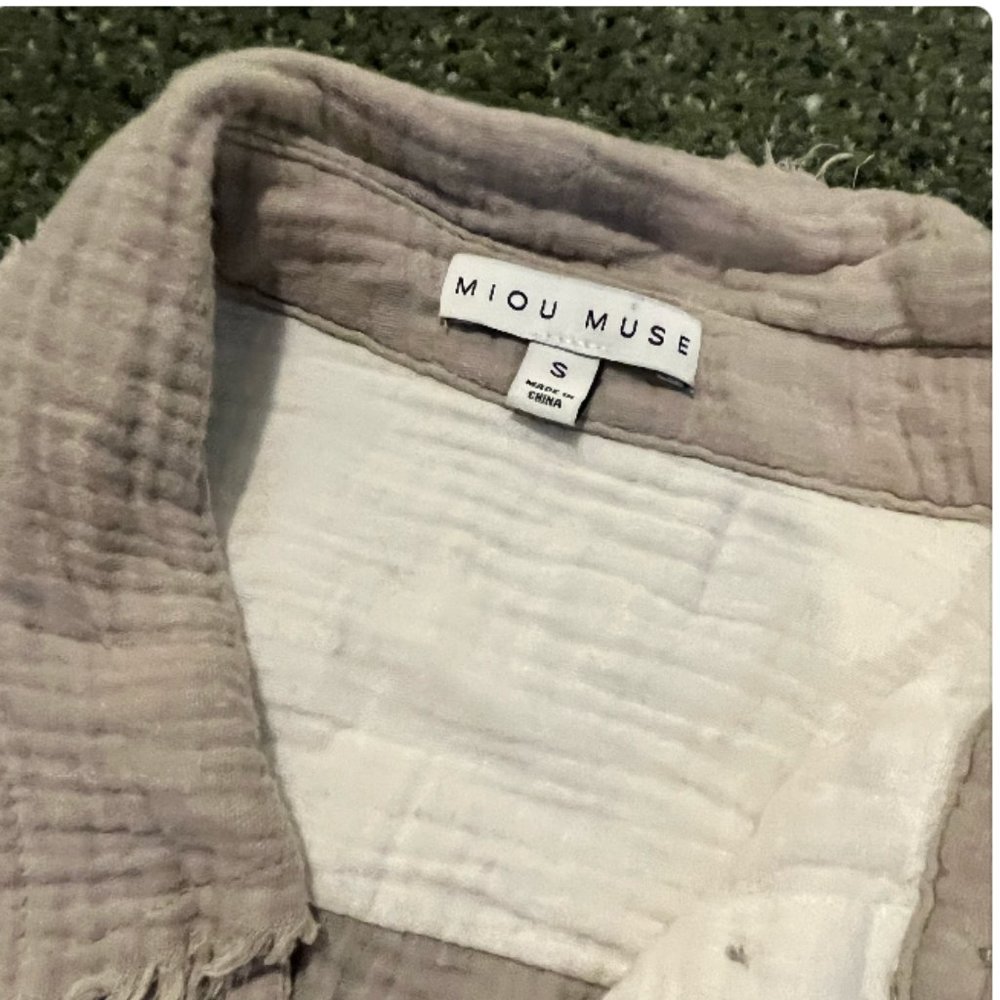 Miou Muse - Color Block Button Up - image 2